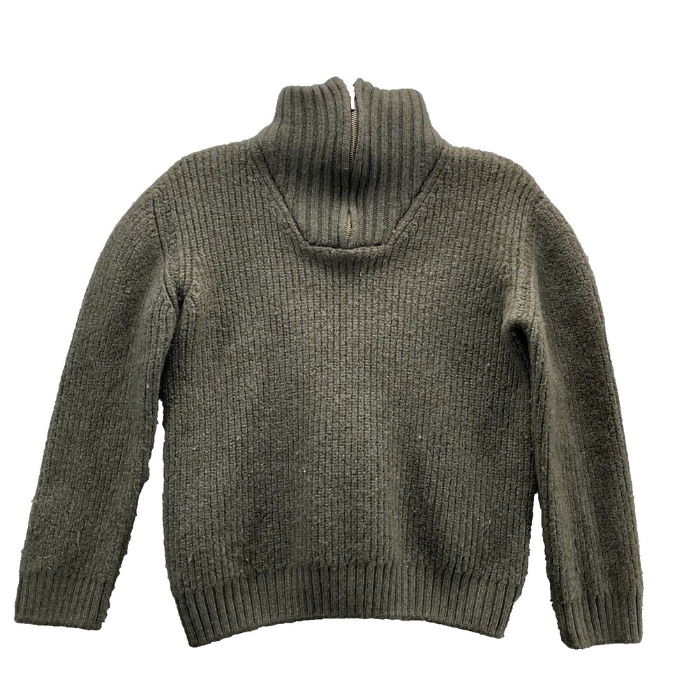 Filson 1/4 Zip Sweater Men Medium 100% Wool Hunting Outdoor Preppy Office Career
